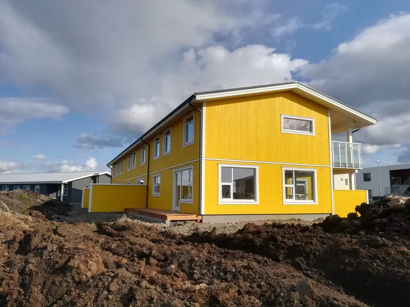 Akralundur — Row house, Akranes, Iceland
