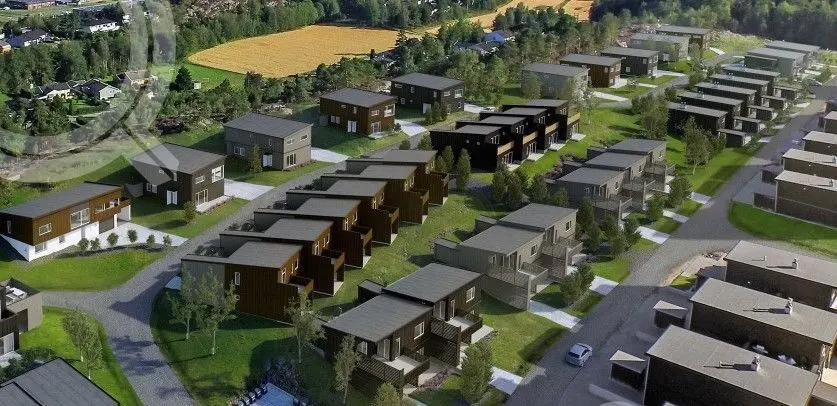 Trondalenstoppen — Row-house development, Gressvik, Norway — photo 1